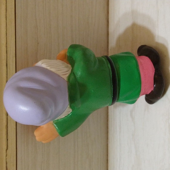 Vintage Snow White & The Seven Dwarfs "Grumpy" Squeaky Toy Rubber Figure - Picture 3 of 5